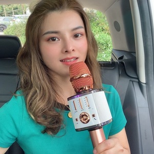 Không dây karaoke Microphone mc16 ma thuật bằng giọng nói Karaoke với đèn LED, xách tay cầm tay bluetooth karaoke Mic - Product Image 5