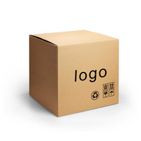 Cajas de Cartón Corrugado Kraft Reciclables con Logotipo Personalizado, Embalaje para Crema de Ojos con Relieve, Carpetas de Envío Móvil Express