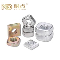 Écrou hexagonal anti-corrosion conforme à la norme ISO, zingué, nickelé, pour la connexion des quincailleries des armoires de commande électriques