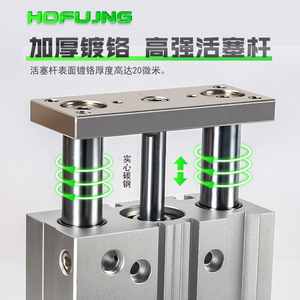 Roulement linéaire à trois axes et trois barres TCL32/40/50/63-25/30/40/50/60-S - Product Image 1