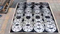Brides forgées à face plate en acier au carbone A105 de grande taille DN1200 DN1400 pour l'installation de pipelines de gaz naturel dans la construction