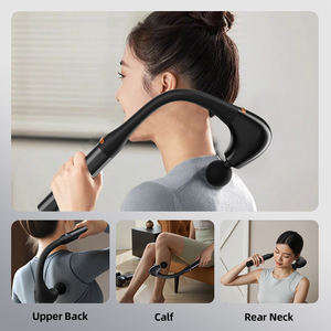 Revolucionaria pistola de masaje de percusión desmontable 2 en 1 pistola de gancho de masaje para aliviar el dolor de tejido profundo con mango de extensión - Product Image 4