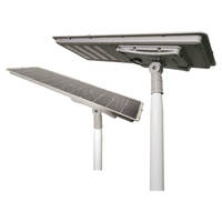 Lampe solaire de rue à LED tout-en-un haute efficacité 6000Lm 1000W avec capteur photocellule et capteur de présence humaine