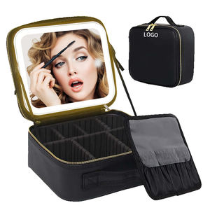 กระเป๋าใส่<span class=keywords><strong>เครื่องสำอาง</strong></span>แบบสัมผัส LED กระเป๋าใส่<span class=keywords><strong>เครื่องสำอาง</strong></span>พร้อมไฟ LED ติดกระจกส่องสว่างสำหรับเดินทาง - Product Image 2