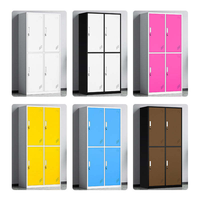 Casier de rangement ventilé en acier verrouillable |   Armoire en métal durable pour chambre à coucher, salle de sport, usage commercial