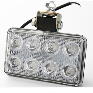 Faros LED cuadrados de 8 luces LED para excavadora, luz de techo para coche, luz de haz alto, voltaje personalizable 930 - Product Image 4