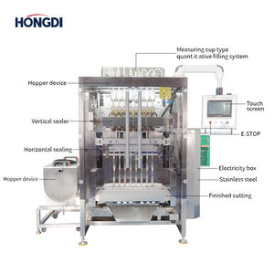 เครื่องบรรจุและปิดผนึกซองน้ำยาบ้วนปากแบบแปดช่อง ความแม่นยำสูง ขับเคลื่อนด้วยมอเตอร์ไฟฟ้า ทำจากสแตนเลส - Product Image 3