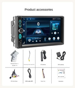 <span class=keywords><strong>Autoradio</strong></span> <span class=keywords><strong>Pioneer</strong></span>, lecteur multimédia Android pour voiture avec WFI AHD ASP <span class=keywords><strong>Carplay</strong></span> 4+64G 4 8 cœurs IPS GT911 2.5D écran tactile complet - Product Image 3