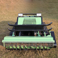 Tondeuse à gazon sur chenilles télécommandée diesel CE EPA 800mm 1000mm 1200mm pour jardin et chantier agricole - Prix de gros