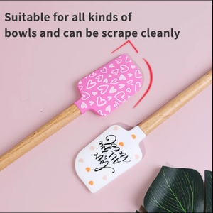 Một Tốt Nhỏ-Bán Valentine Của Ngày Hình Trái Tim Mô Hình Nhỏ Silicone Thìa, Chịu Nhiệt Không Dính Pan Nướng Và Nấu Ăn Công Cụ - Product Image 3