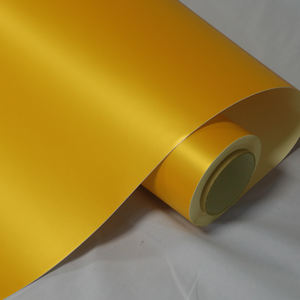 Film de protection de voiture en vinyle jaune citron mat imperméable, film de protection jaune feuille d'érable satiné, autocollants de couleurs pour voiture - Product Image 4