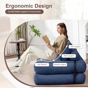 Top Chinese Ecommerce Sites Modern Foldable Reclining <b>Small</b> Carton <b>Daybed</b> Sofa Living Room Reception Furniture Wholesaler Foshan - Product Image 4