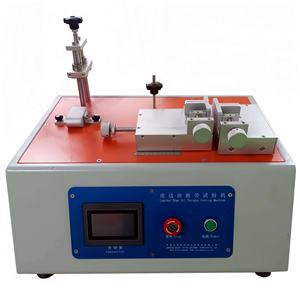 Machine d'essai de fatigue de peinture de bord à commande tactile, directement de l'usine, pour les tests de flexion de la durabilité du revêtement des sangles de sac - Product Image 2