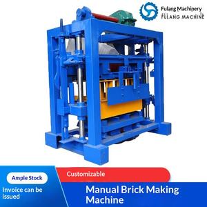 Machine à fabriquer des briques semi-automatique standard d'exportation, personnalisable, modèle QTF40-2 pour briques creuses - Product Image 1