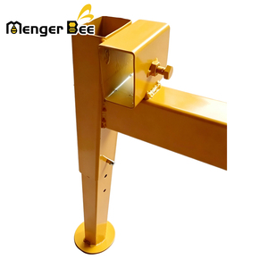Support de ruche métallique pour apiculture en extérieur, résistant à la rouille, revêtement en poudre jaune - Product Image 5