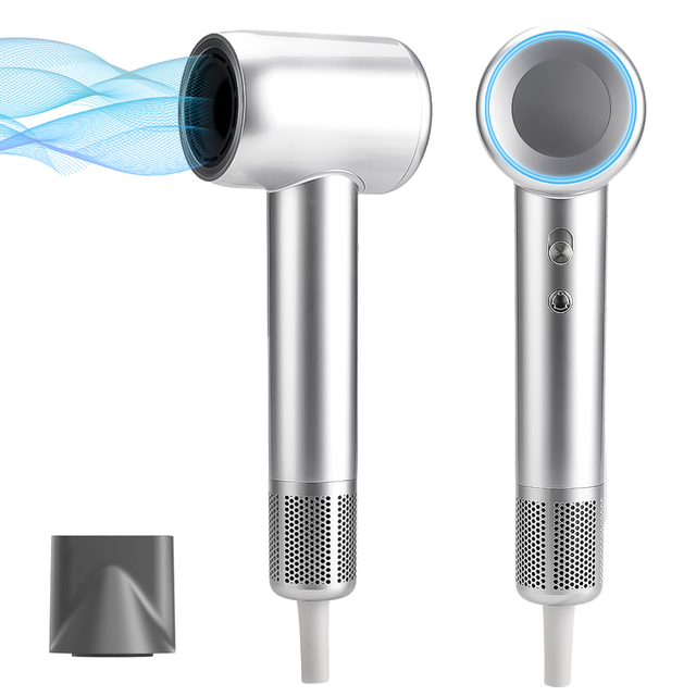 Salon Hair Dryer High Power Household Electronic Professional Ionic Blow Hair Dryer Factory Wholesale Best Quality 1600w Metal