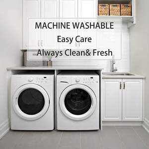 Surmatelas King Size pour le mal de dos, surmatelas extra épais et rafraîchissant, couverture de matelas alternative au duvet, surmatelas en peluche surdimensionné - Product Image 5