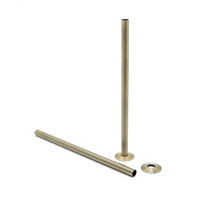 Couvertures 300mm pour tuyaux de radiateur en laiton antique Colliers de radiateur Accessoires de radiateur
