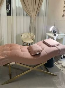 Kursi <span class=keywords><strong>Salon</strong></span> Ekstensi Bulu Mata Mewah Melengkung, Kursi <span class=keywords><strong>Salon</strong></span> Kecantikan, Kursi Bulu Mata, Alat Peregangan untuk Bulu Mata, Sofa Pijat - Product Image 2