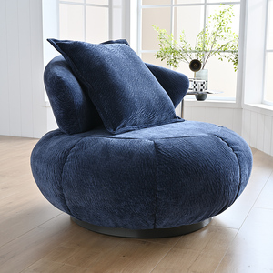Nouveau design créatif Canapé rotatif confortable pour paresseux Canapé de loisir pour le salon Canapé simple citrouille pour le salon - Product Image 4
