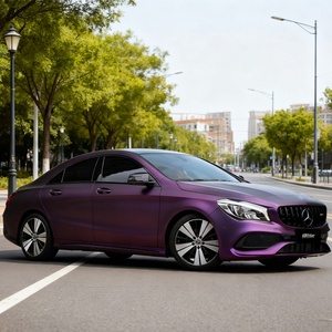 POLARIE Ultral-Matte Matte Magic Purple Car Vinyl Wrap Vehicle Wraps Auto Wrapping Film - Product Image 4