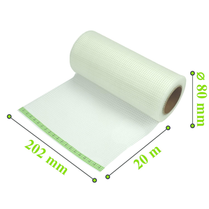 Maille de fibre de verre à bas prix, renforcée, 160g 5x5mm, en promotion, pour <span class=keywords><strong>toiture</strong></span>, avec service de découpe pour la <span class=keywords><strong>réparation</strong></span> des fissures murales - Product Image 1