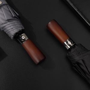 Hệ thống cảm biến tiên tiến của nam giới tự động hai mục đích chống Gió Đôi lớn với tay cầm bằng gỗ-cho quà tặng doanh nghiệp - Product Image 2