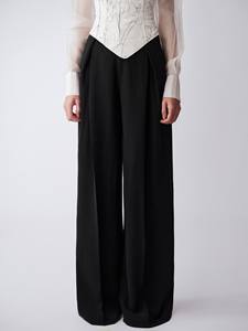 Pantalones Queen de alta moda superventas, estilo informal elegante, ajuste holgado, secado rápido, nuevo logotipo de gasa de seda para primavera, suministro ODM - Product Image 4