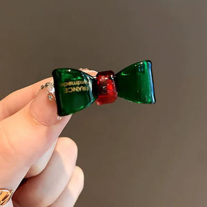 डॉवेल ने महिलाओं का प्रीमियम महसूस करने वाले धनुष बाल क्लिप नए स्वभाव बतख शैली माथे और मीठा शैली राल सामग्री - Product Image 3