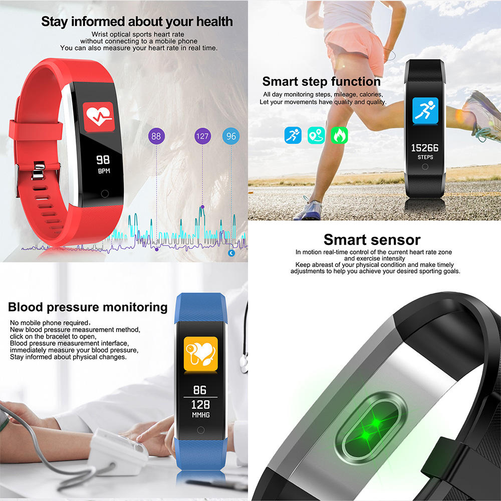Blood Pressure M3 Fitness Band Watch Xiaomi Smart Band New M3