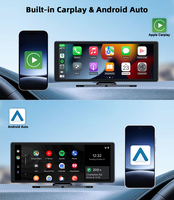 Écran intelligent portable sans fil CarPlay/Android Auto avec écran HD de 10,26 pouces, lecteur multimédia AirPlay Android Auto