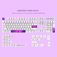 AFLION Vintage Laker Kitty GPU Ducky PBT Keycaps con Stampa su Cinque Lati, Durevoli, con Scatola di Conservazione per Tastiera da Gaming