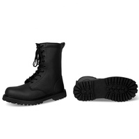 Bottes de randonnée sur mesure de haute qualité pour hommes, en cuir noir pour l'extérieur