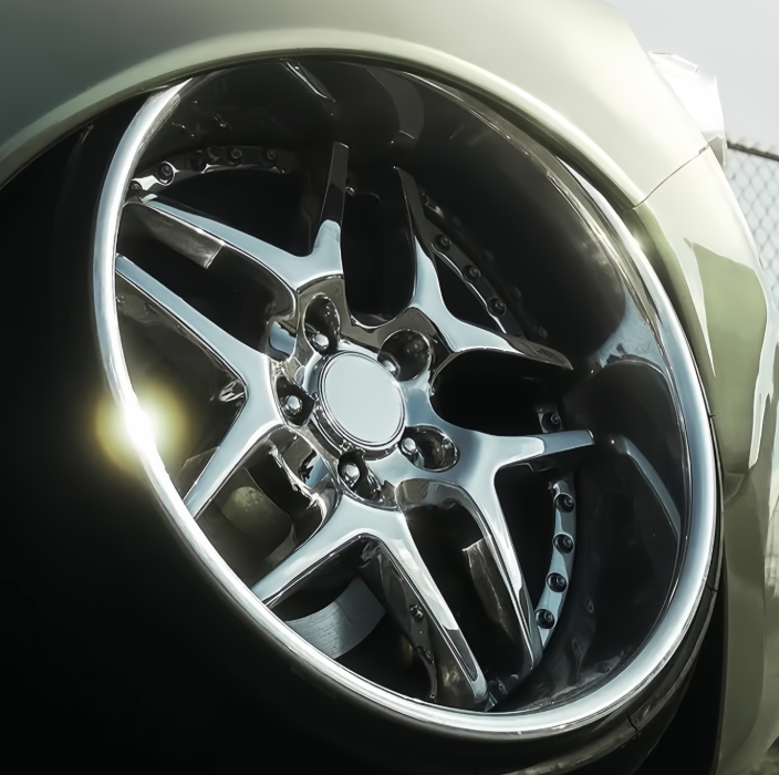 Rim and hubcap polishing