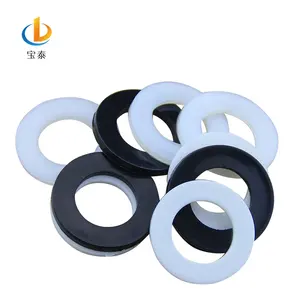 PA66 gasket serat kaca hitam plastik gasket putih nilon datar gasket isolasi suhu tinggi gasket