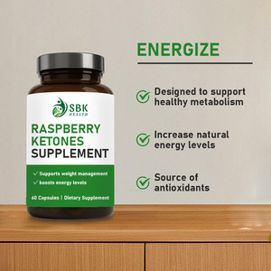 Capsules de suppléments de cétone de framboise directement de l'usine pour la perte de poids avec des pilules amincissantes favorisant un corps sain, capsules à base de plantes - Product Image 2