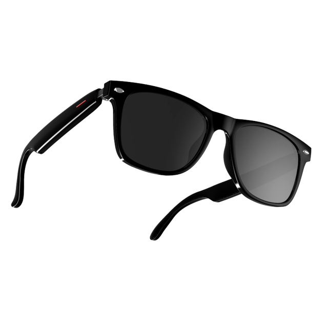 Touch Control Voice Control Smart Glasses with Real-Time Translation for 144 Languages IP65 Waterproof 5-Hour Battery for
