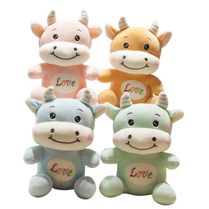 Peluche miniature en peluche douce de vache laitière, violet, blanc et noir, pour la Saint-<span class=keywords><strong>Valentin</strong></span>, jouet sensoriel à presser, vache laitière à presser - Product Image 1