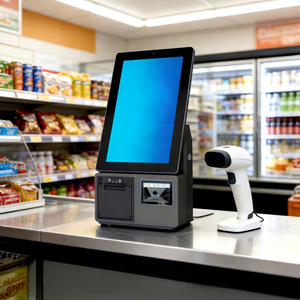 15.6インチ タッチスクリーン Android POSシステム オールインワン メタルキャッシュレジスター クアッドコア RK3566 CPU 2G/4G/8G RAM 32G/64G ストレージ <span class=keywords><strong>3</strong></span>年保証 - Product Image 1