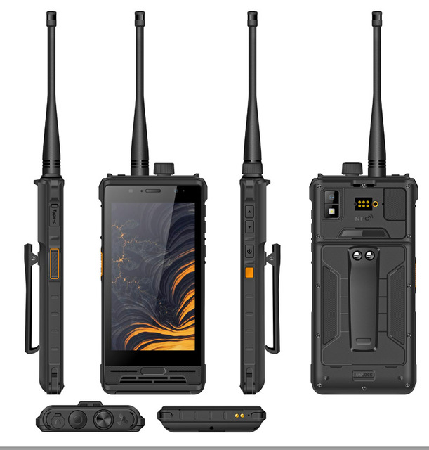 Cheapest Factory 5 Inch Rugged Phone FHD 6+128GB IP68 Android Waikie Talkie with Rugged DMR Waikie Talkie and PTT NFC