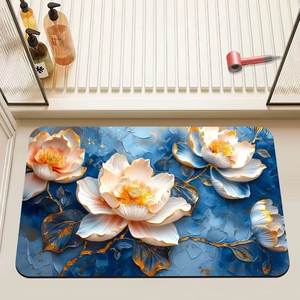 מודרני סופר סופג ג 3D מתנפחים אמבט מחצלת דיאטומיט מדומי דיאטומיט דלת עמיד למים קצף דיאטומי מקלחת - Product Image 2