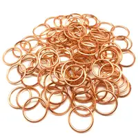 Factory Direct Copper Uitlaat Pakking Kit Druk Ring Koper Beklede Pakking 6Mm 9Mm