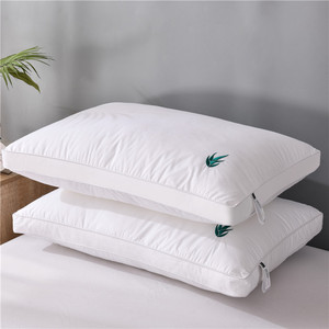 Benutzer definiertes Logo <span class=keywords><strong>Aloe</strong></span> <span class=keywords><strong>Vera</strong></span> Baumwolle Kopfstütze Kissen bezug 200TC Neek Thread Count Spot Produkt - Product Image 3
