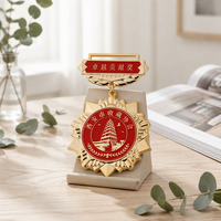 Médaille sportive en métal personnalisée avec moulage sous pression et impression typographique pour la remise des diplômes, la Fête nationale et autres occasions