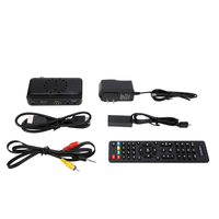 جهاز استقبال تلفزيون فضائي صغير H.264 DVB-S2 يدعم FTA بدقة 1080P مع واي فاي وPVR ووقت النقل الزمني وجدول البرامج لمدة 7 أيام ومؤقت تشغيل وتشغيل الوسائط المتعددة، صندوق تلفزيون DVB-S2