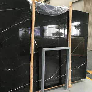 TMZ Stone's Modern Design Polished Black Marquina <b>Marble</b> with White Veins ODM OEM Big Slab Graphic Design Solution Capability - Product Image 2