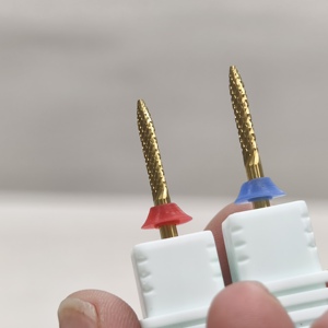 Fraise à ongles en carbure de tungstène de luxe durable pour l'élimination des cuticules, <span class=keywords><strong>le</strong></span> polissage du gel et la manucure, compatible avec les ponceuses à ongles électriques - Product Image 2