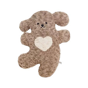 Nuovo Peluche Cucciolo Felice Super Morbido in Cotone PP con Cuore Ricamato, Cuscino Compagno di Sonno - Product Image 1