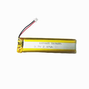 Özelleştirilmiş <span class=keywords><strong>LiPo</strong></span> Li Ion 3.7 V pil üreticisi 601665 3.7 V <span class=keywords><strong>550mAh</strong></span> 560mAh şarj edilebilir lityum pil pil piller - Product Image 5