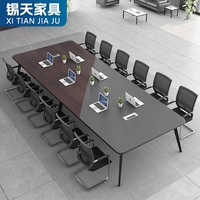 Ensemble de chaises de table de conférence modernes et luxueuses XTHYZ-047 bureau de direction pour salle de conférence en panneau de mélamine durable